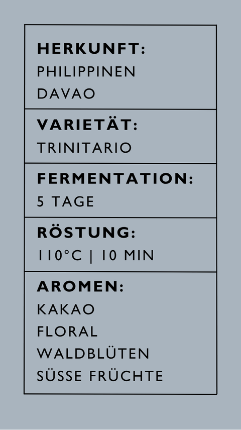 70% Tender Dark - Philippinen Davao - limitierter specialty cacao