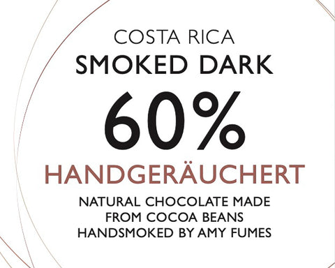 60% smoked dark | geräucherte Zartbitterschokolade