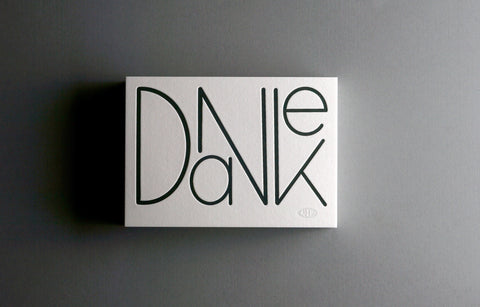 DANKE | Letterpress Karte | Dankes-Karte
