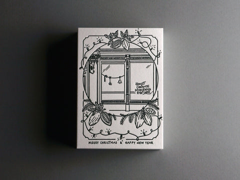 MERRY CHRISTMAS | Letterpress Karte | Weihnachtskarte
