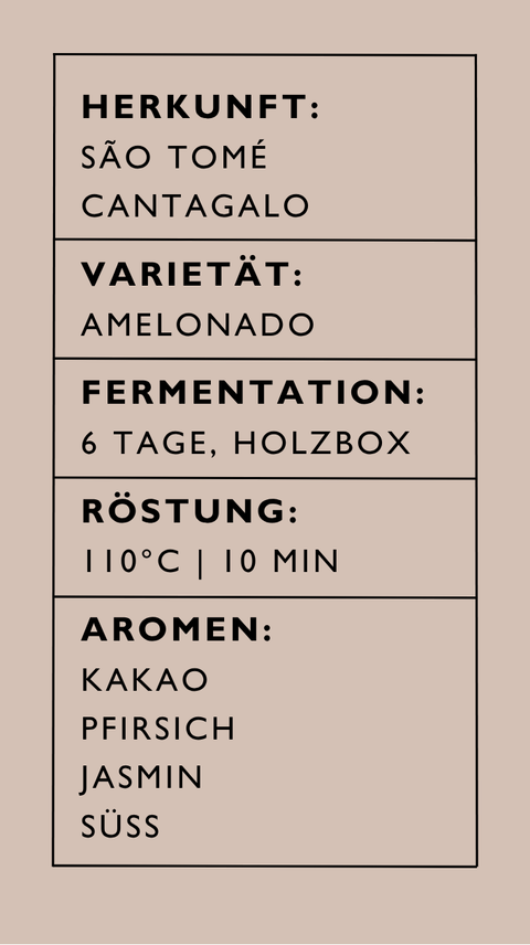 70% Tender Dark - SÃO TOMÉ CANTAGALO - limitierter specialty cacao