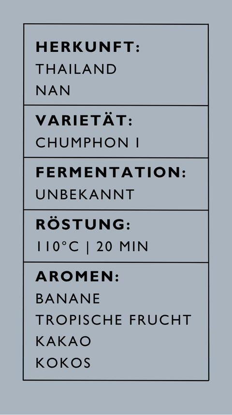 70% Tender Dark - thailand Nan - limitierter specialty cacao