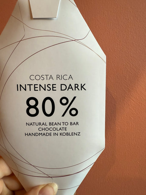 80% Intense Dark | Zartbitterschokolade | Costa Rica