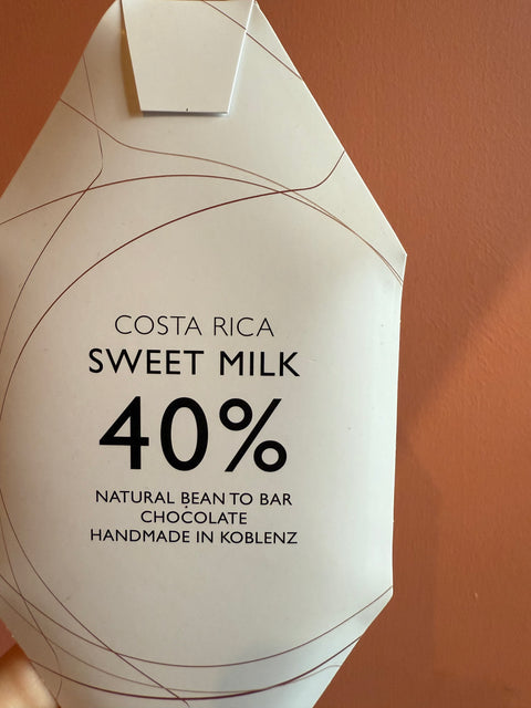 40% Sweet Milk | Vollmilchschokolade | Costa Rica